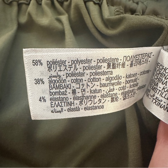 ZARA Olive Green Zip-Up Dress - Picture 12 of 16